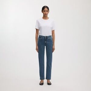 ASKET Organic Cotton The Standard Jeans Curvier in Stone Wash Size 32/27**